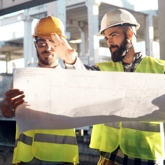 Image of two construction workers